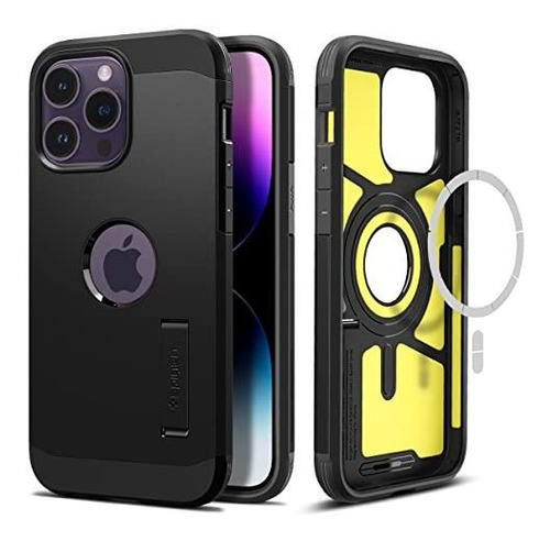 Funda Spigen Tough Armor Para iPhone 14 Pro - Black 