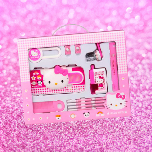 Kit De Papeleria De 7 Pzs Heello Kiitty