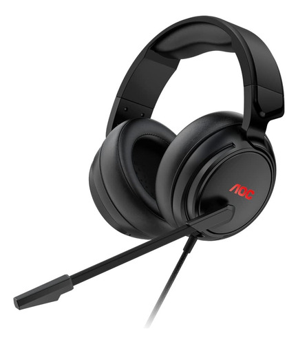 Headset Aoc Gamer Driver 50mm P3 Gh100 Preto