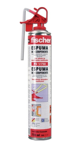 Espuma De Poliuretano Expandido Fischer 750ml Aerosol Foam