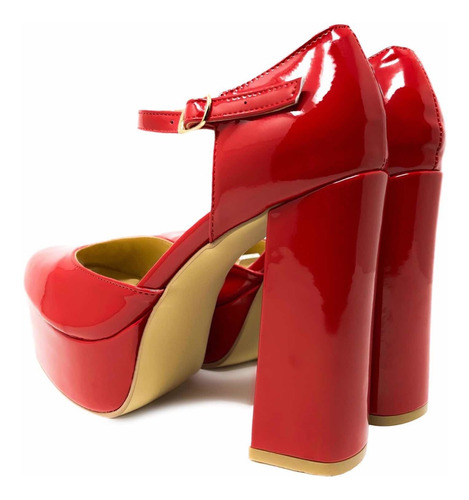 Imagen 5 de 7 de Zapatilla Fino De Mujer Tacón Y Plataforma Alta