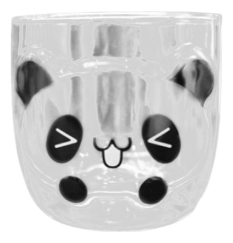 * Taza De Vidrio De Borosilicato De Doble Pared De 280 Ml