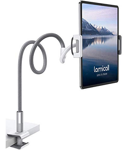 Soporte Para Tablet Lamicall Gooseneck Flexible Gris