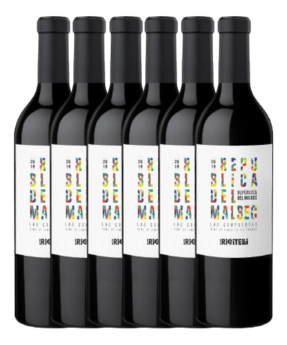 Vino Matias Riccitelli Republica Malbec Botella X6 - Gobar®
