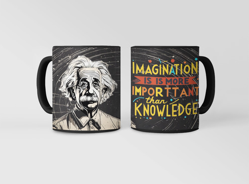 Taza Mágica Albert Einstein Teoría Relatividad
