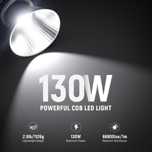 Luz Led Video Con Control 2.4g/app 130w 5600k Mini Cob Salid