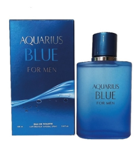 Perfume Para Hombre Aquarius Blue Edición Limitada 100 Ml