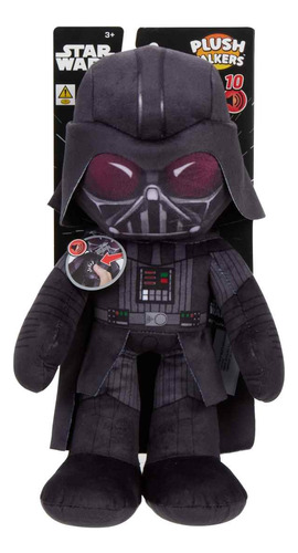 Star Wars Peluche Darth Vader Con Frases 12 Color Multicolor