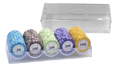 Maletín De Póquer 100 Fichas De Póquer Chips De Póquer 5