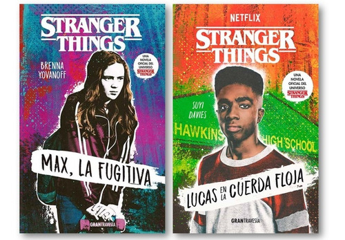 ** 2 Libros Stranger Things ** Max + Lucas Yovanoff Suyi