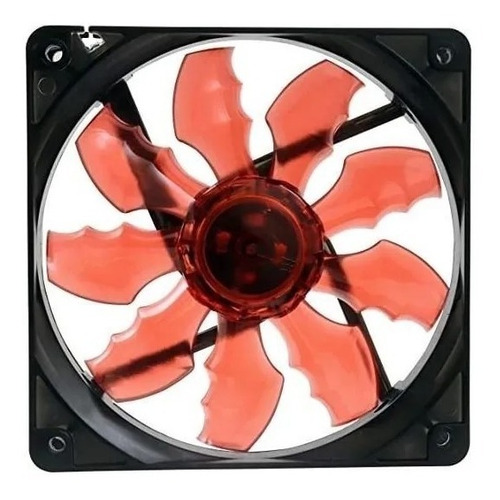 Cooler Fan Oex F-10 Vermelho 4 Leds - 120mm