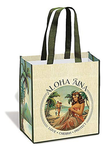 Bolsa Mano Reutilizable Tejida Hawaiana