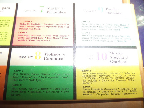 Imagem 3 de 10 de Discos De Vinil - Box-música Para Ouvir E Amar-10 Discos