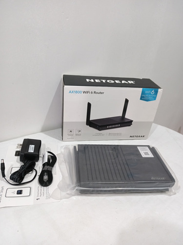 Enrutador Wifi 6 Netgear Ax1800, Modem Gamer, Router/gaming (Usado)