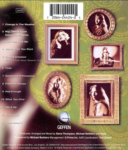 Tesla Cd: Psychotic Supper ( Simil Vinilo - U S A )