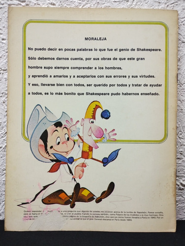 Revista Cantinflas Show #4 Shakespeare Intermex 1973 (Usado)