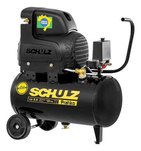 Motocompressor De Ar Csi 6,6 20l Portátil Monofásicos Schulz