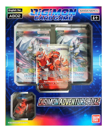 Digimon Card Game - Adventure Box 2 (with Figure) - Bandai 