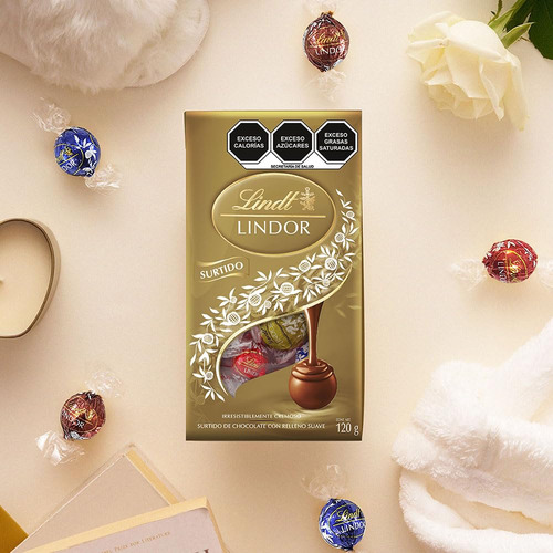 Lindt Lindor Trufas De Chocolate Surtido Bolsa 144g
