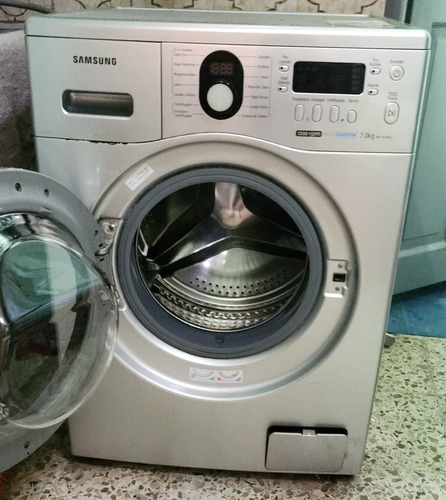Lavarropas Samsung Ecobubble 1200rpm No Funciona Gris Oscuro