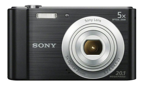 Câmera Sony Cyber-shot Dsc-w800 20.1mp 5x Zoom 720p Preto