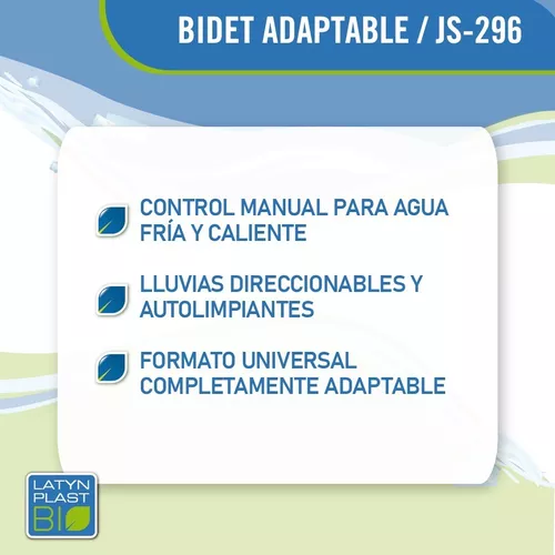 Bidet Matic Bidet Adaptable Para Inodoro Agua Fria/caliente!