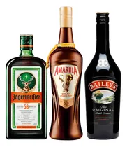 Comprar Combo Licores Jagermeister + Amarula Cream + Baileys 750ml
