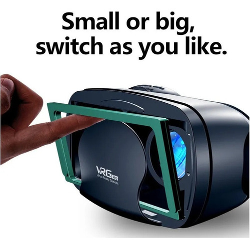 Óculos Vr Helmet Vr Para Telefone De 5-7 Polegadas