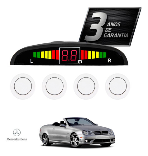 Sensor De Ré Estacionamento Branco Mercedes Clk 320 1998