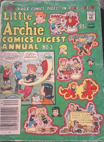 Historieta Little Archie Annual Digest Magazine Nº 3 Ingles