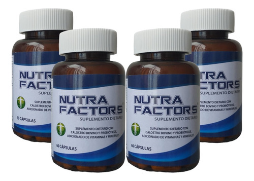 Nutra Factor - 60 Cap. Pack-x4 - Unidad a $667