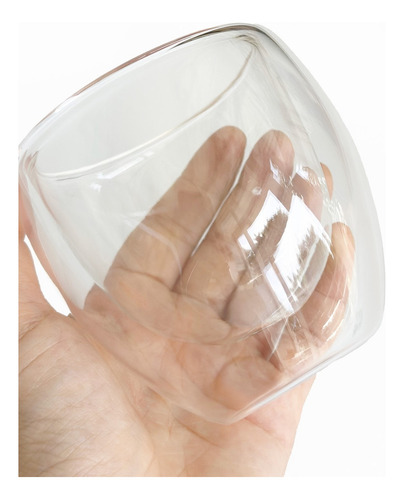Vaso Doble Vidrio Ideal Cafe Corto Te