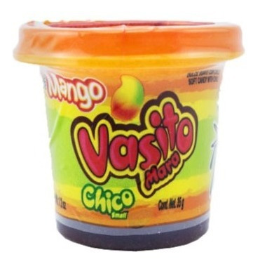 Vasito Mara Chamoy Mango Bolsa Con 15pz.