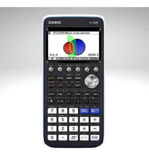 Calculadora científica Casio Colorful 2900 con funciones fx-CG50, color blanco/negro