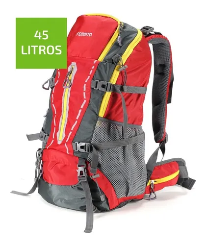 Mochila Tactica 45 Litros Camping Viaje Mujer Hombre Femmto