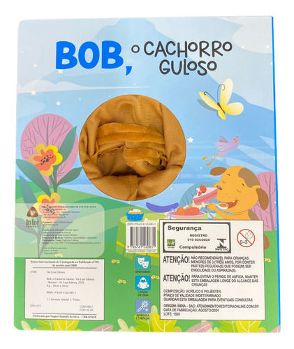Livro Fantoche - Bob, O Cachorro Curioso