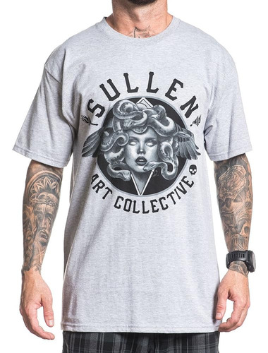 Remera Sullen Medusa Charcoal Heather 100% Nueva Y Original!