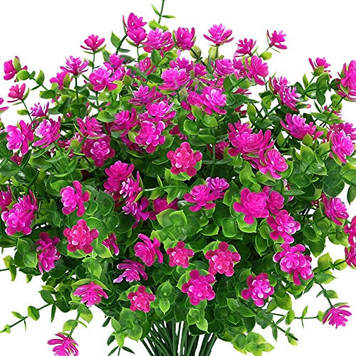 Flores Artificiales Fake Outdoor Resistente Rayos Uv Pl...