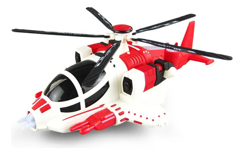 Juguete Avion Helicóptero Con Movimiento, Luz Y Sonido 30 Cm