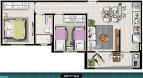 Imagem 29 de 30 de Apartamento Com 1 Dormitório À Venda, 84 M² Por R$ 415.000 - Residencial Flórida - Ribeirão Preto/sp - Ap4830
