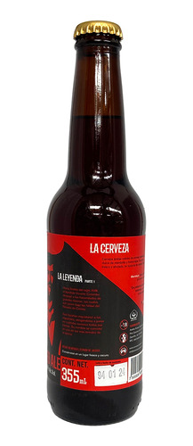 Six Pack Cerveza Artesanal Colombo Irish Red Ale 355 Ml
