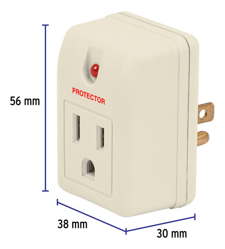 Adaptador Con Supresor De Picos 270 Joules Volteck