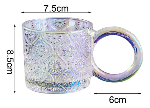 2 Uds Taza De Café 250ml Taza De Resistente Al Calor Para
