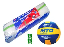 Comprar Red De Voley Starnic Semi Pro 10m + Pelota + Cuerdas