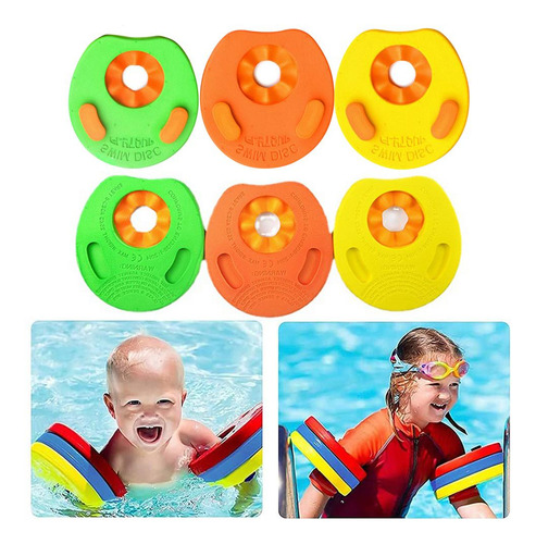 Tabla De Surf Para Natación, 6 Piezas, Eva Arm Float Discs,