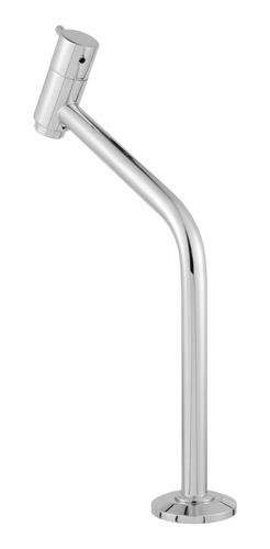Torneira De Cuba Link Lavatório Banheiro Mesa Inox Baixa Acabamento Cromado Cor Prateado