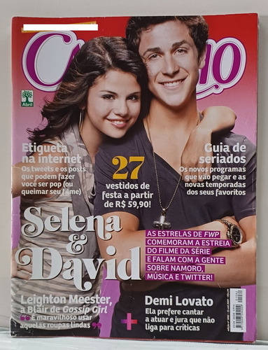 Revista Capricho Nº 1082 - Selena & David