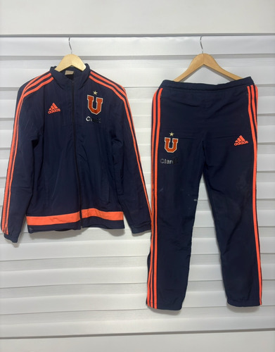 Conjunto De La U Líneas Naranjas 014 Azul (Usado)
