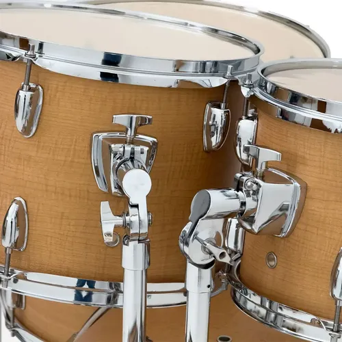Bateria Acústica Premium Max Pm22 Natural Wood Com Bumbo 22