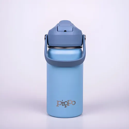 Pippo Garrafa Térmica Infantil Escolar Aço Inox 304 C/ Alça Pippo